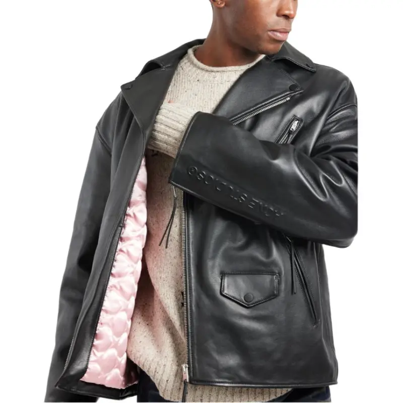 Acne Studios Zip Up Biker Jacket-4
