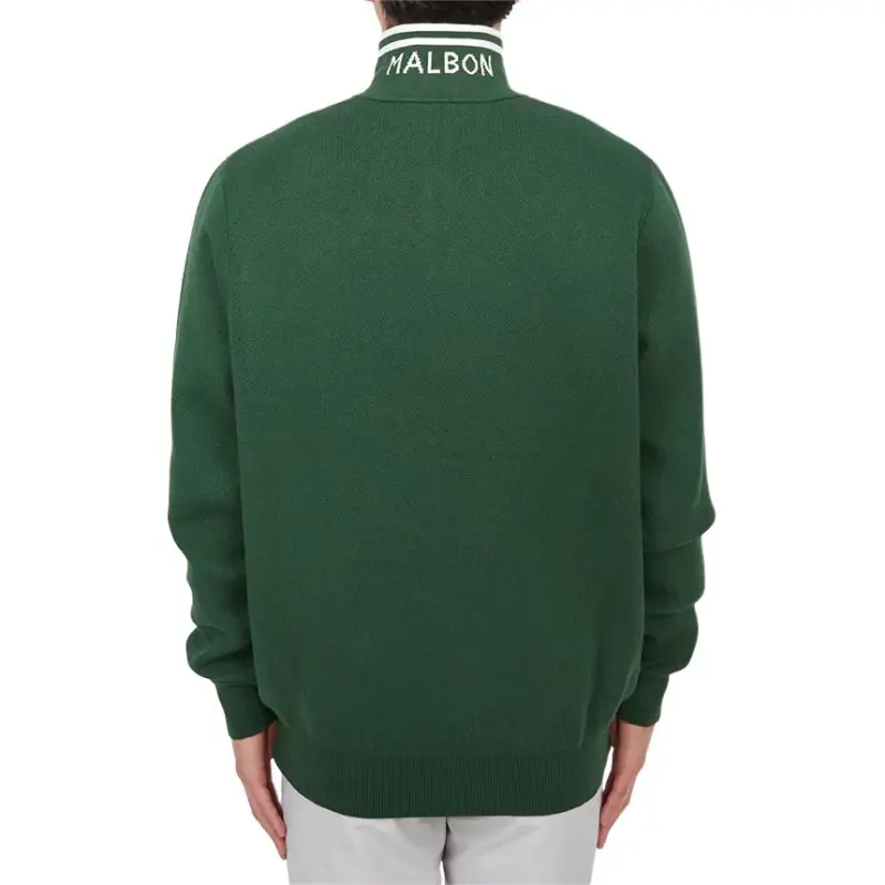 Malbon Golf Knitwear Men's Green-1