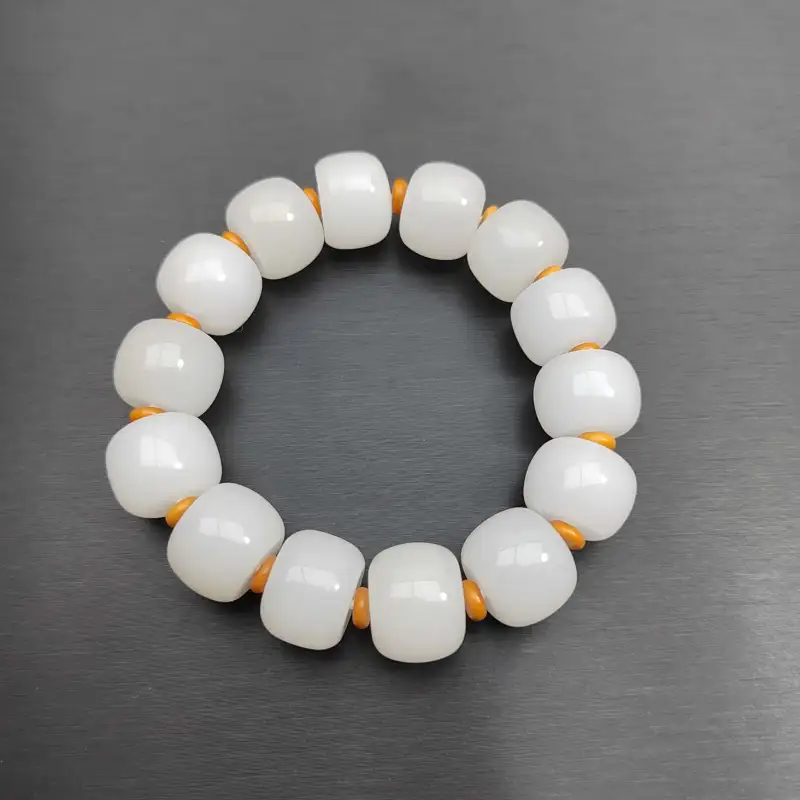 Gifts Golden Silk Jade Bracelets Men's-1
