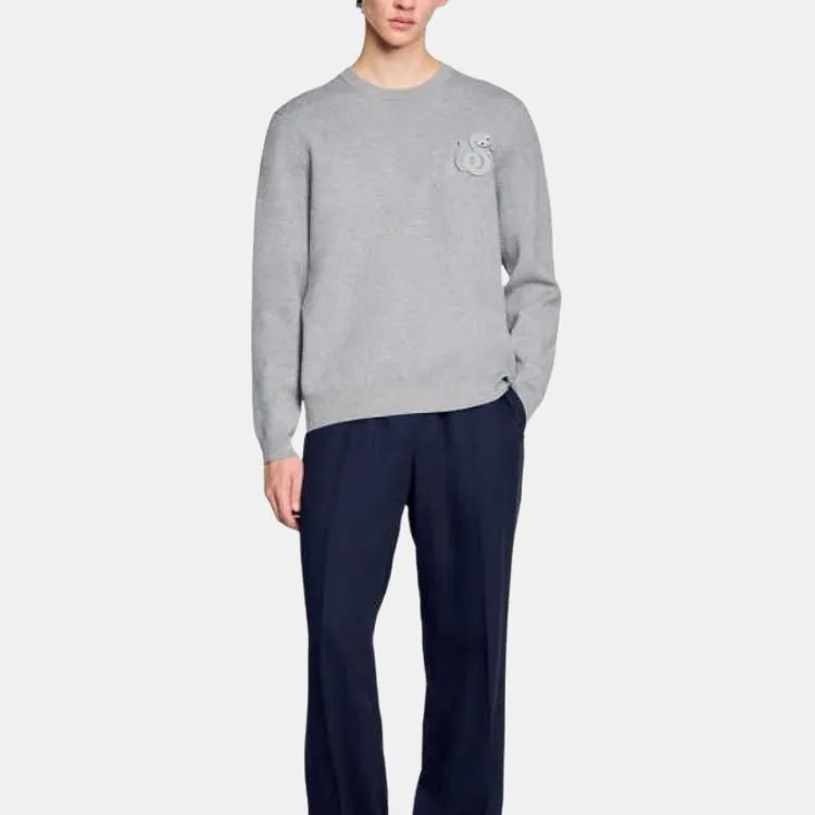 Sandro Chinese New Year Series Sweatshirts Men 21/Carbon Gray-2
