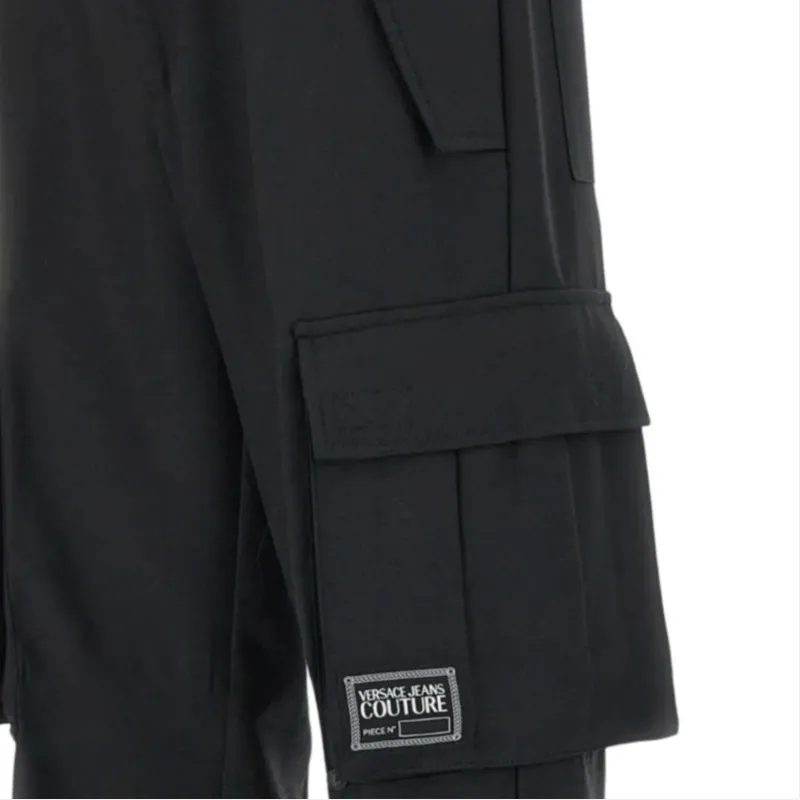 VERSACE JEANS COUTURE Logo patch Tailored Pants-3