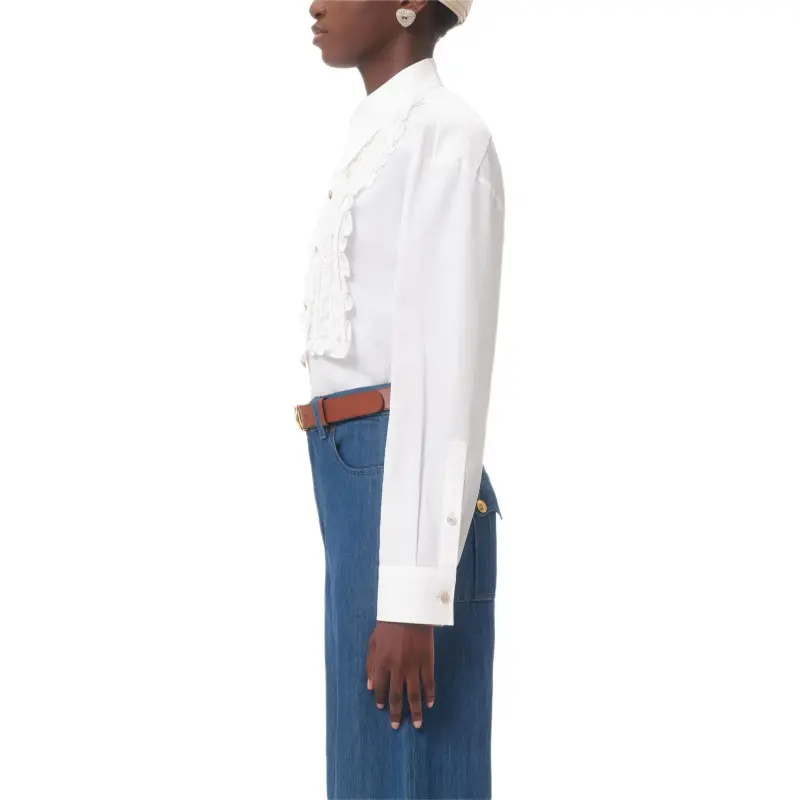 Valentino Ruffle detail Shirt-4