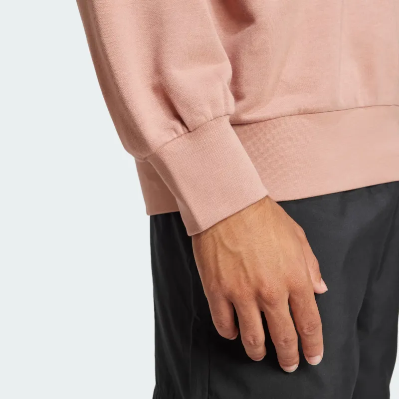 Adidas Free Shipping With AdiClub Essentials Loose Fit 3 Bar Logo Sweatshirt-3