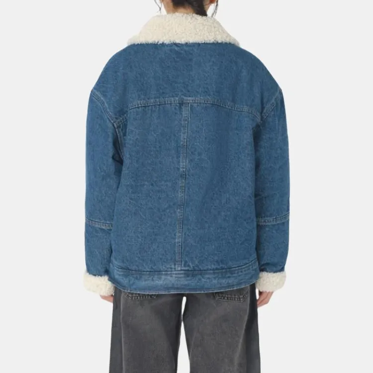 Levis Faux shearling trim Jacket-5