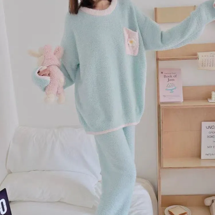 WANANNI Pajama Set Women's Sky Blue-5