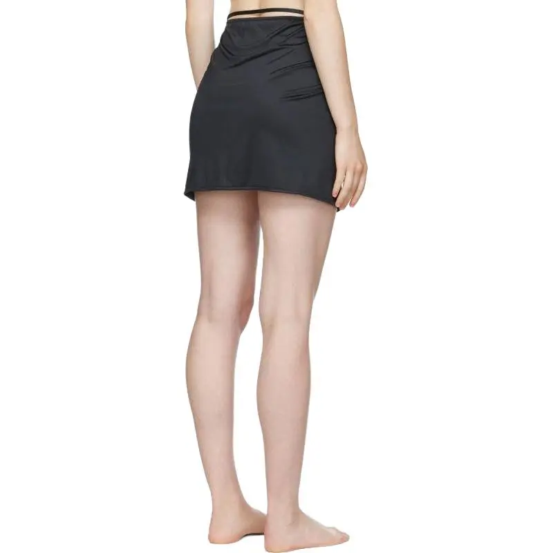 VERSACE Casual Short Skirts Women's Black-2