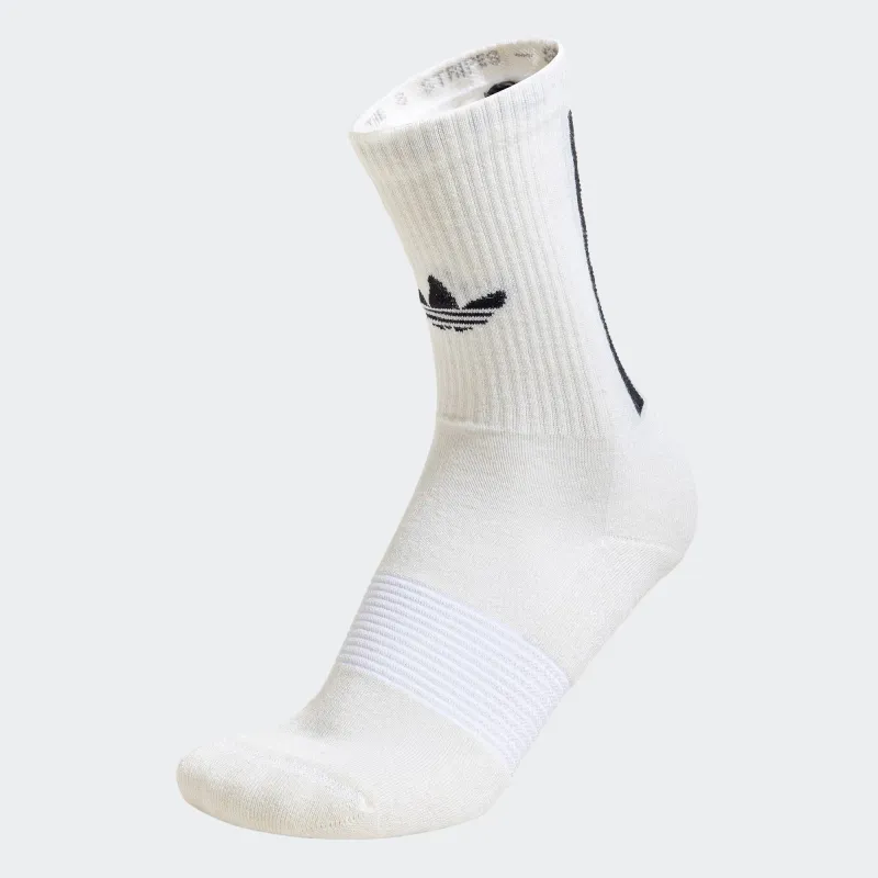 Adidas Originals TREFOIL PREMIUM CREW SOCKS Mid Calf Socks Unisex 2 Pack-2