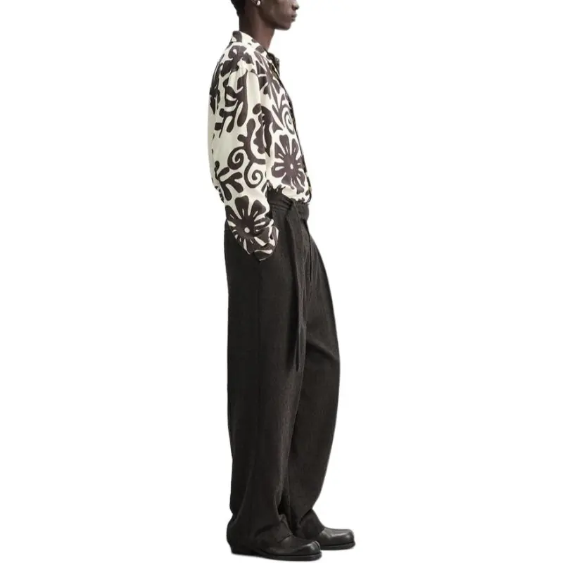 Nanushka X ZARA Nanushka Collaboration Shirts Men Brown-3