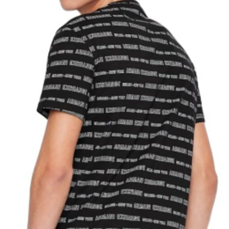 ARMANI EXCHANGEAE SS22 T Shirt Men's Black-4
