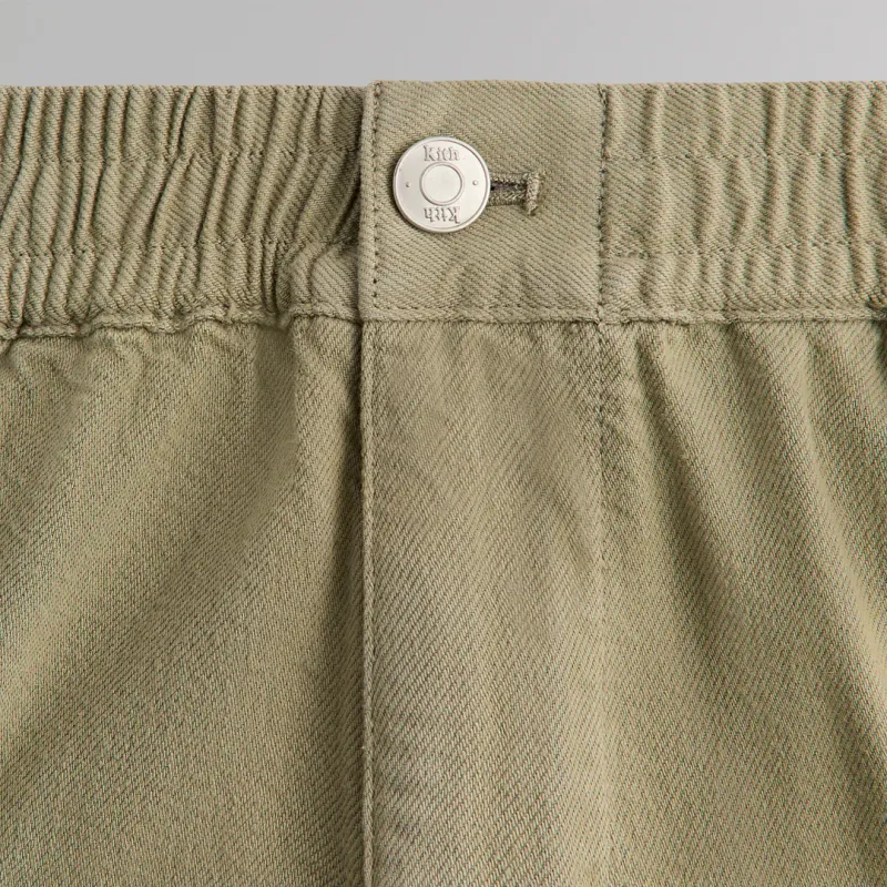 KITH FW24 Denim Chauncey Cargo Pants Men's Light Yellow-2