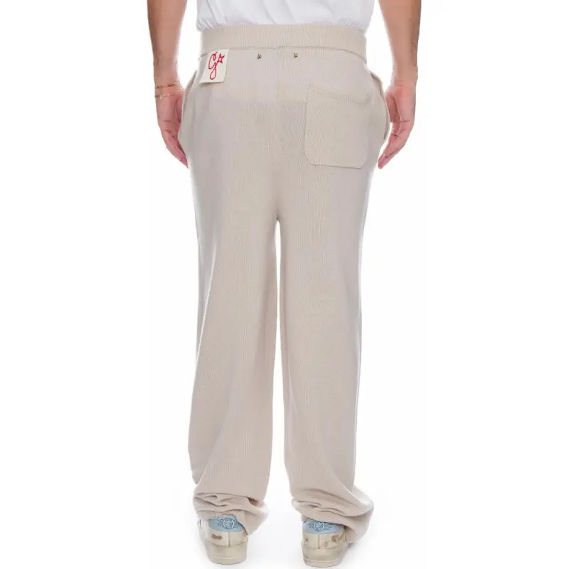 Golden Goose Wide Leg Knitted Trousers-3