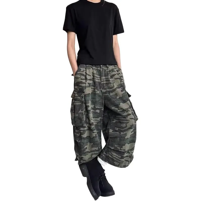 DAFK Denim Shorts Men Camouflage -2