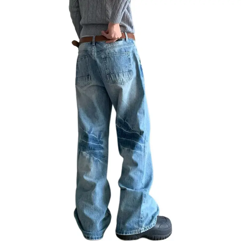 MGXEK Jeans Unisex Blue-3