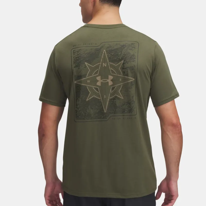 Under Armour Outdoor Compass T Shirt Men's Ghost Green-3