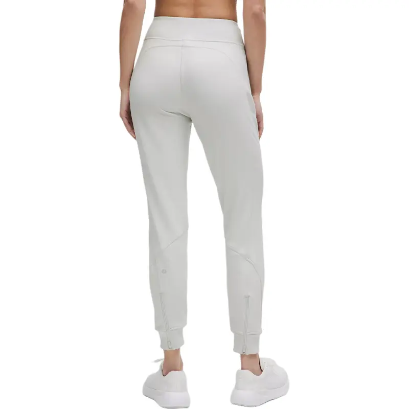 Lululemon High Rise Cold Weather Running Jogger Full Length Sports Pants Women's Steam Smoke-1