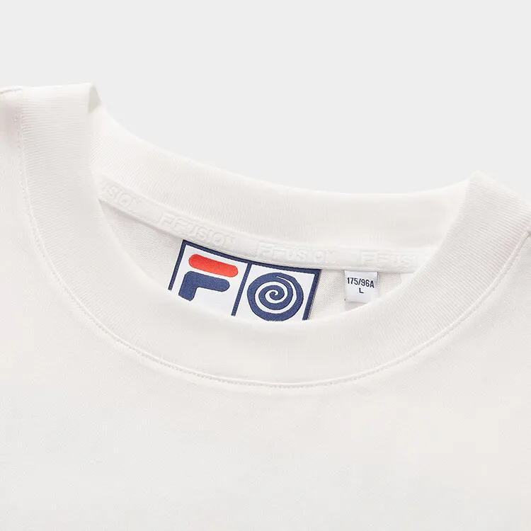 FILA FUSION x ROUND TWO SS25 T Shirt Unisex Cloud White WT-4