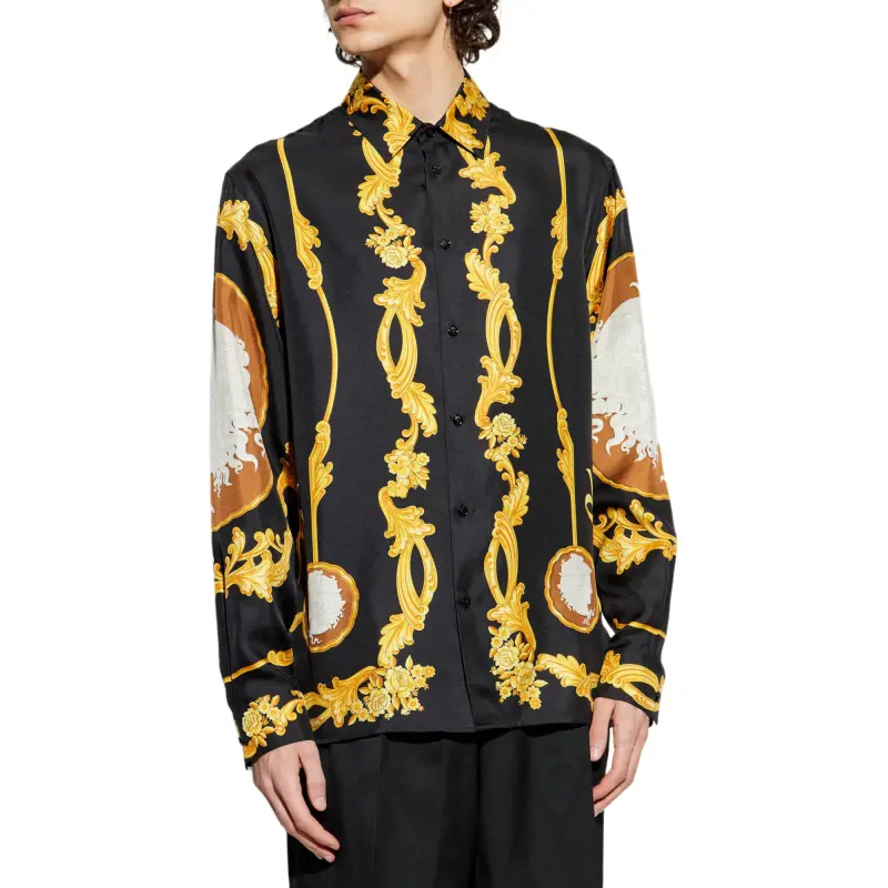 VERSACE Cameo Silk Shirt-2