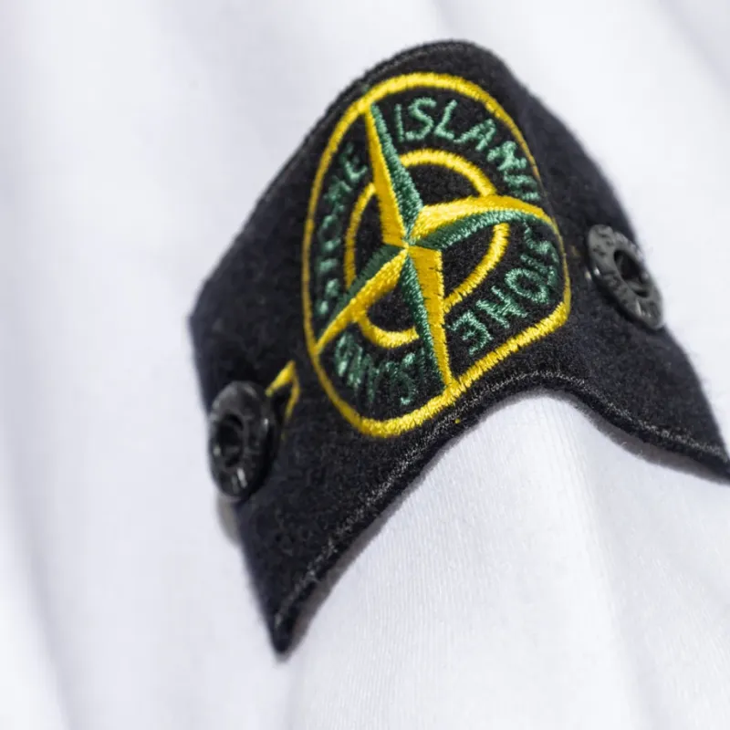 STONE ISLAND Logo Patch Half Zip Sweatshirt-4