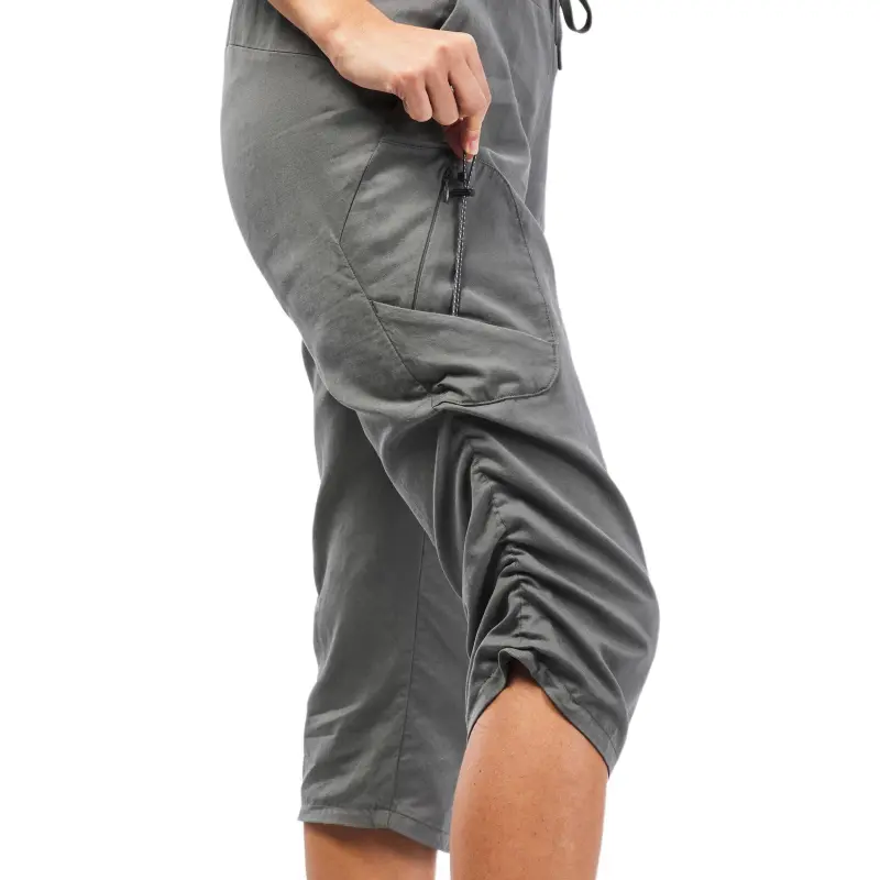 DECATHLON NH500 Casual Shorts Women's Khaki Gray-4