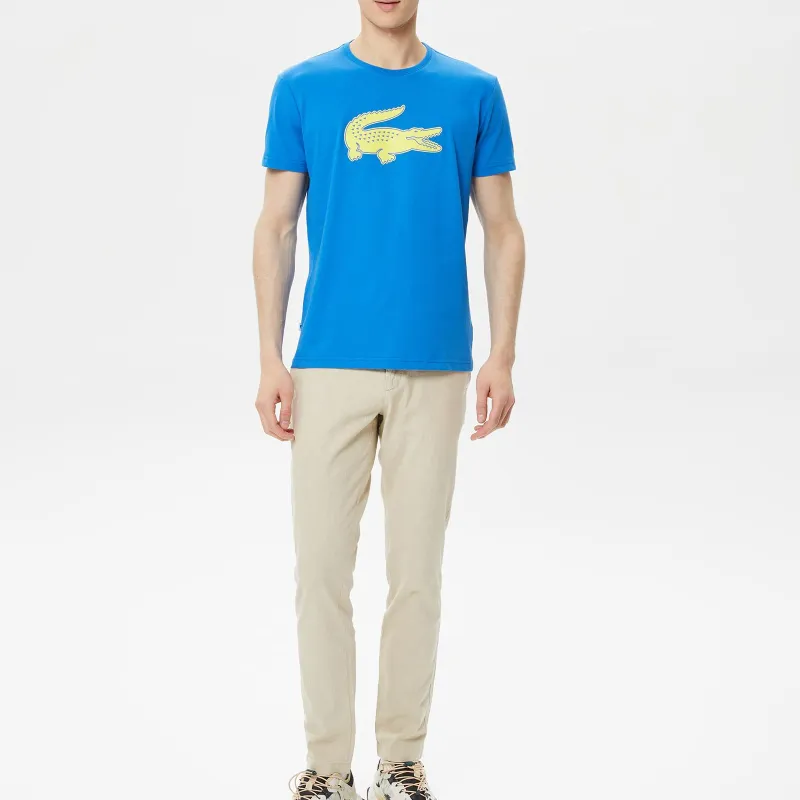 LACOSTE T-Shirt Men's Blue Yellow-2