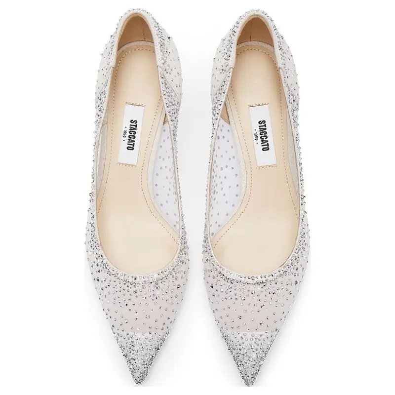 Staccato Starry Fairy Shoes Slim Heel Wedding Shoes High Heels 6CM Women's-6