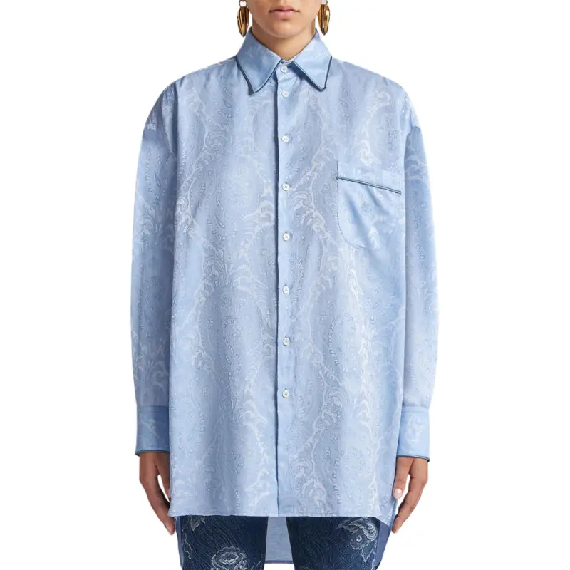 ETRO Paisley Jacquard Long Sleeved Shirt-3