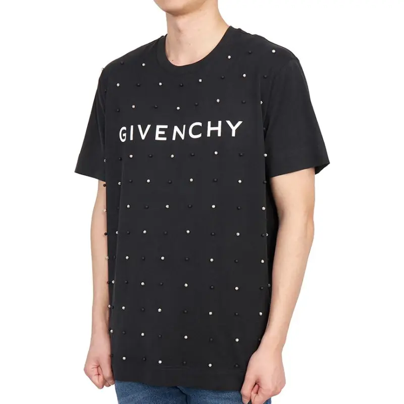 GIVENCHY SS23 T Shirt Men's Black-4
