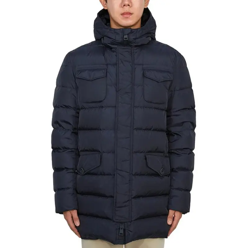 HERNO Hooded Quilted Down Coat-2