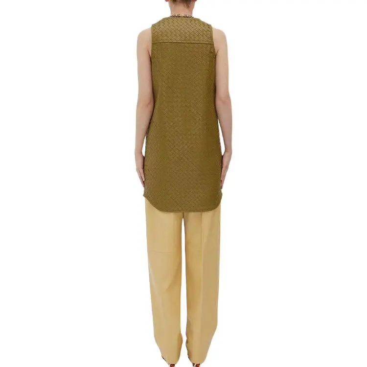 Bottega Veneta Intrecciato Leather Dress-0
