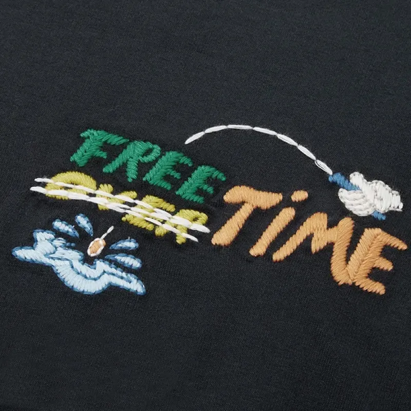 Converse SUMMER FISHING T Shirt Unisex Black-2