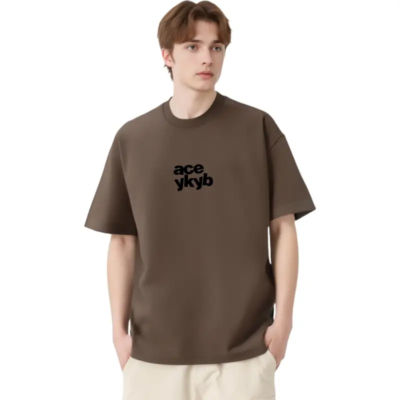 YK&YB T Shirts Unisex Brown-4
