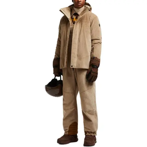 Moncler Grenoble Ettal Corduroy Hooded Down Jacket
