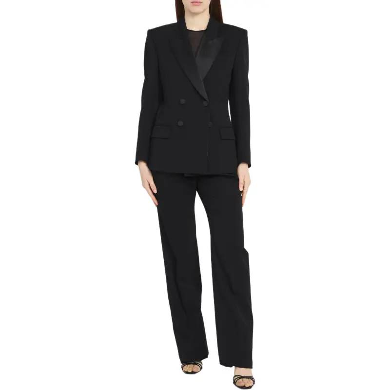SAINT LAURENT Tuxedo Double Breasted Jacket-3