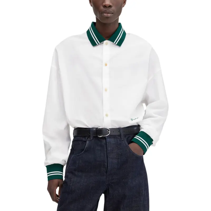 Jacquemus Logo Detailed Long Sleeve Shirt-1