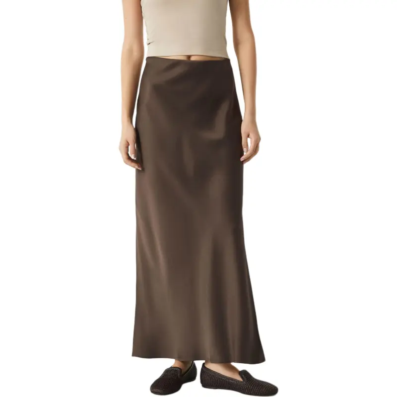 Brunello Cucinelli Slit Detailed Maxi Skirt-2