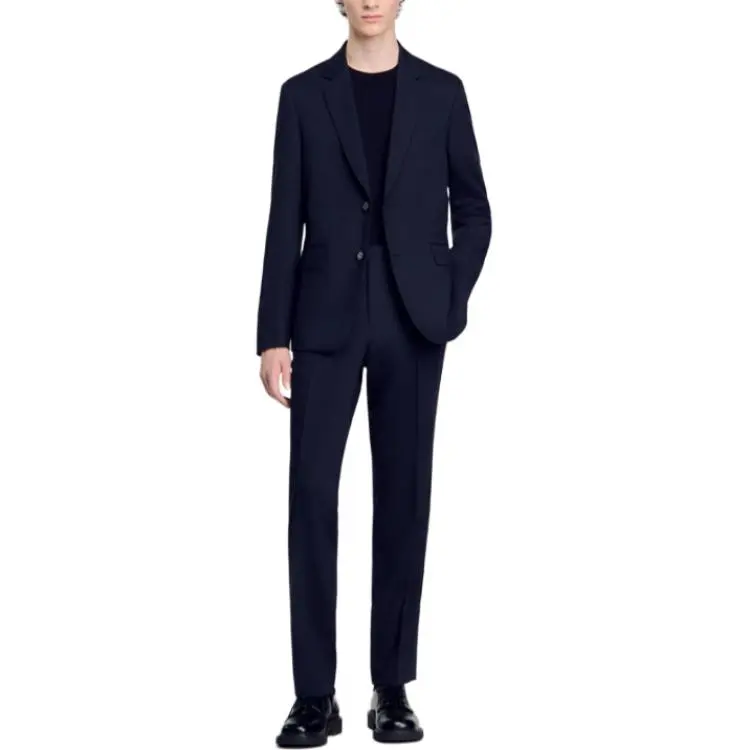 Sandro Micro Tweed print Blazer-1
