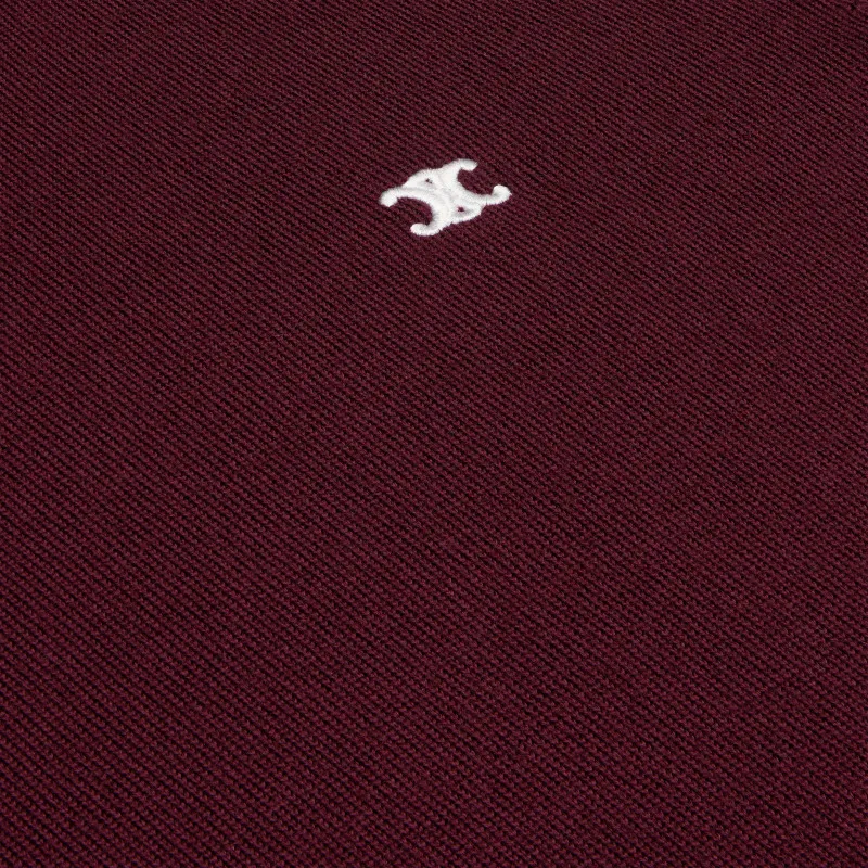 CELINE SS24 Sweater Men's Burgundy-4