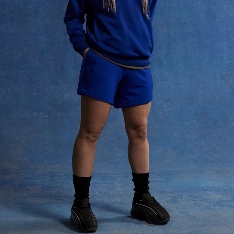 Adidas Chapter 02 Basketball Shorts Unisex Bright Blue-2