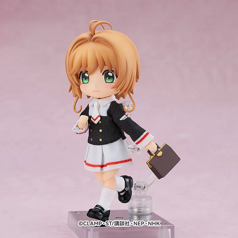 GSC Cardcaptor Sakura Characters Doll, Sakura Kinomoto, Nishiki Middle School Uniform Ver. Chibi Figures 14cm-1