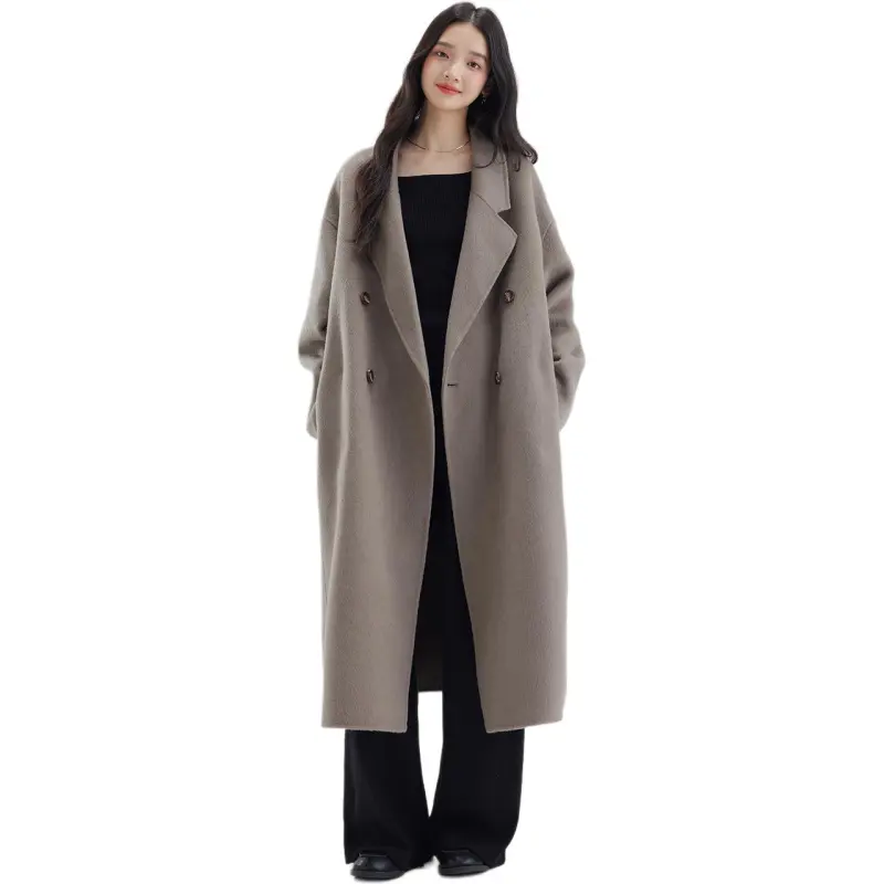 DEAR DEER PUFF Coats Women's Morandi Gray-4