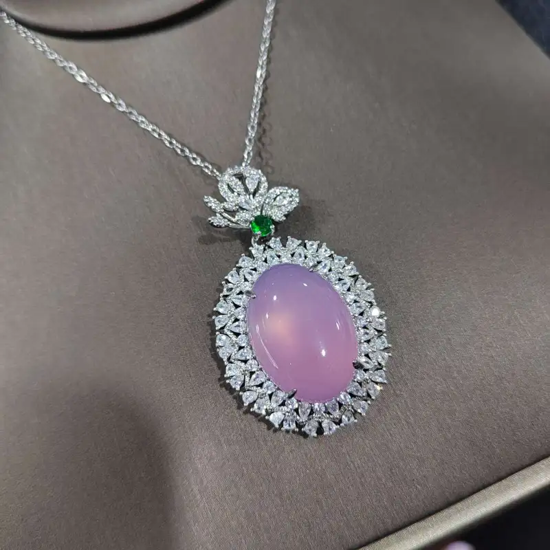 Grace Chalcedony Necklaces Women's-7