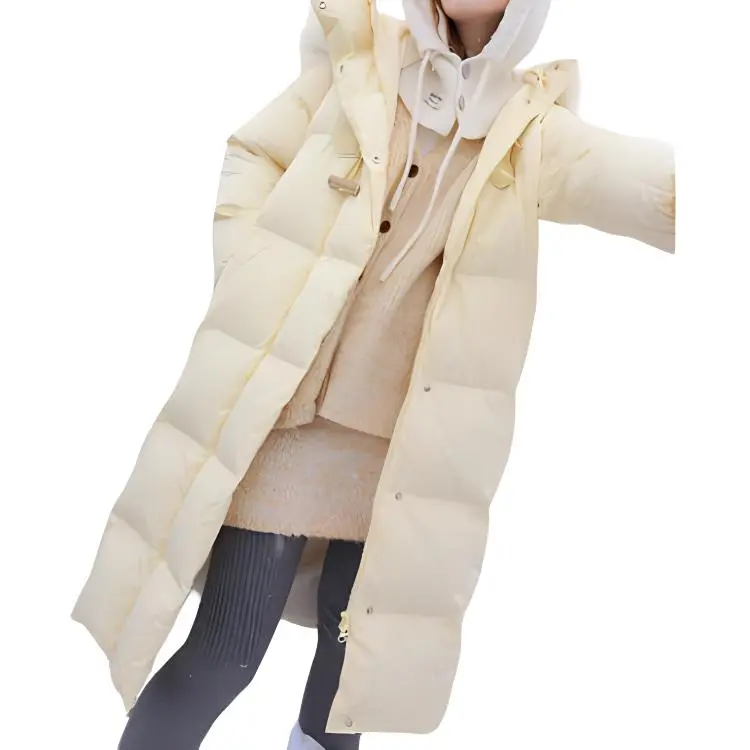 3COLOUR Down Jacket Women's Yellow Cream-0