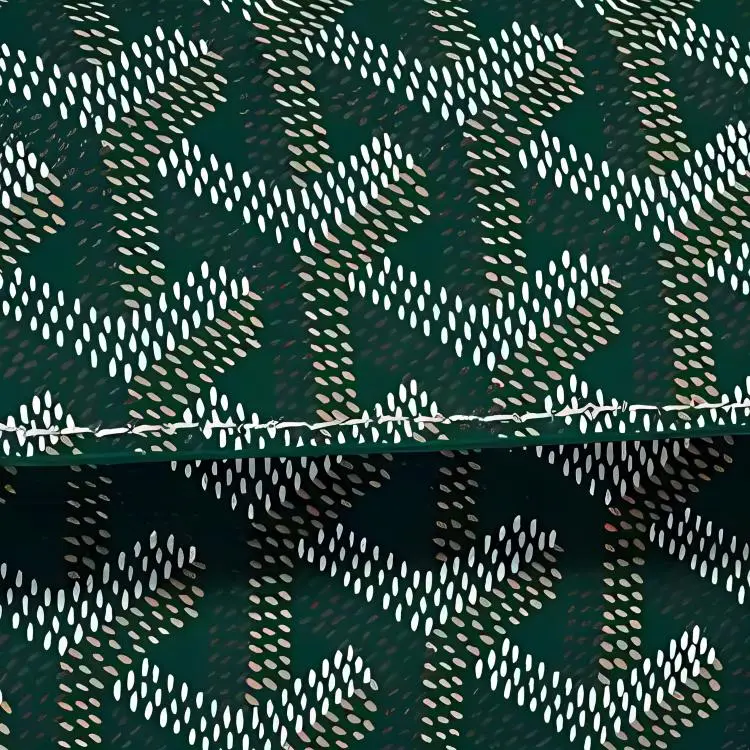 GOYARD MARIGNY Canvas With Calfskin Coin Purse Women's Green-3