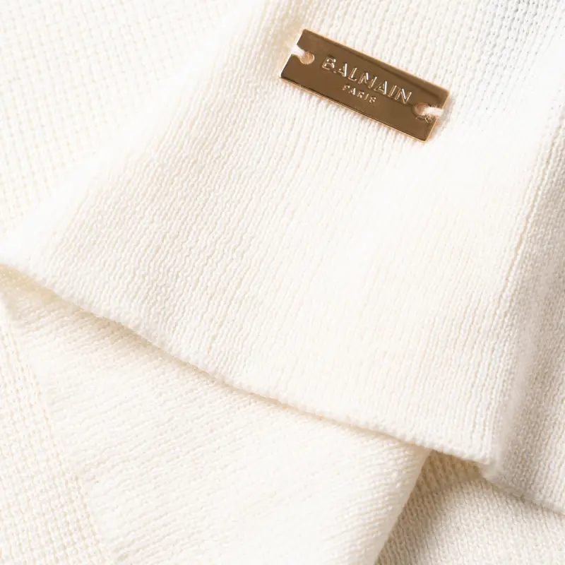 BALMAIN Fine Knit Turtleneck Jumper-7