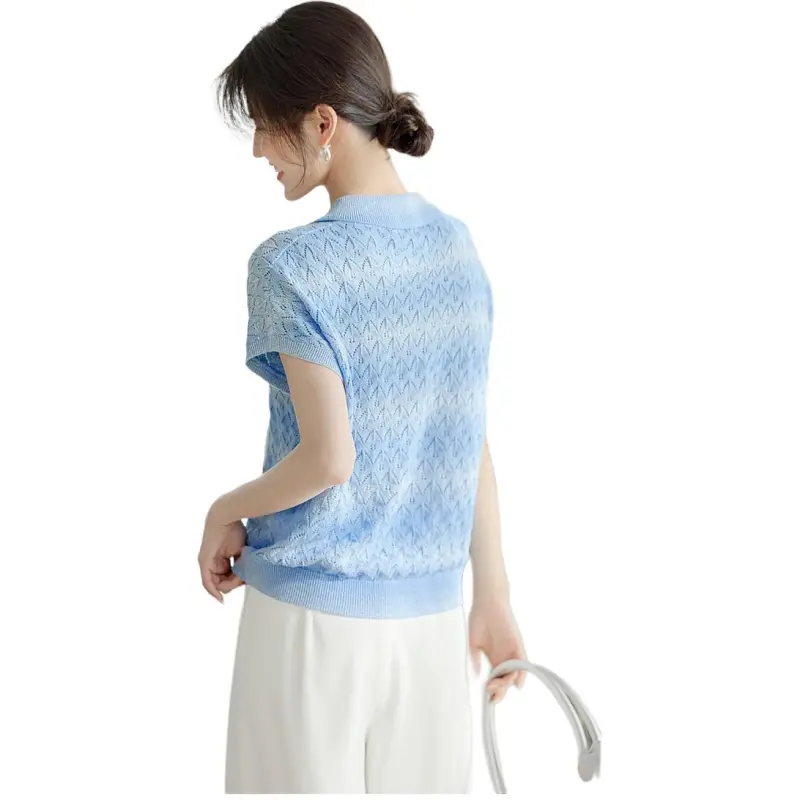 XWI Shirts Women's Sky Blue Gradient-1