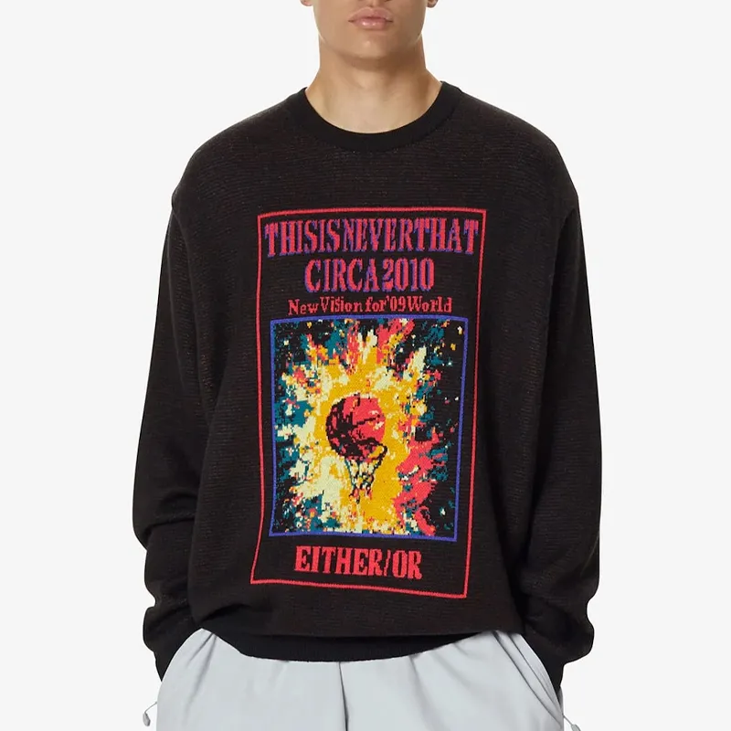 Thisisneverthat Basketball Hoop Knit Sweater-2