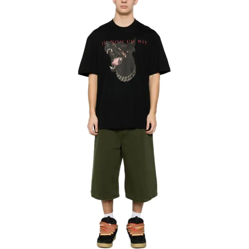 IH NOM UH NIT Dog print T shirt-1