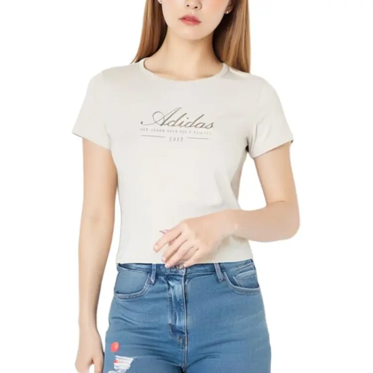 Adidas T Shirt Women's Wonder White-2