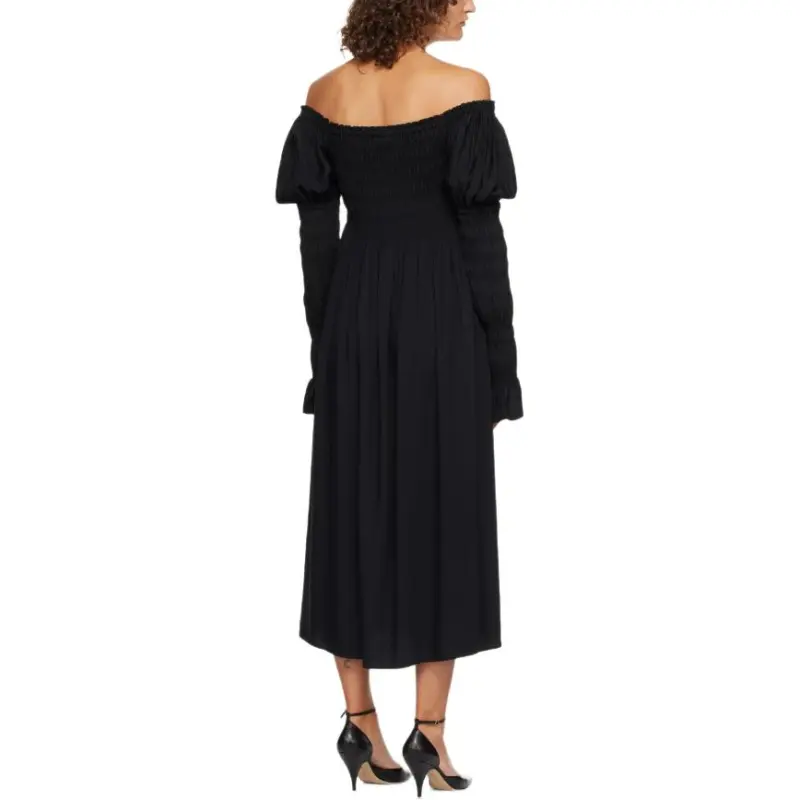 Sleeper Long Sleeved Dresses Women's Black-1