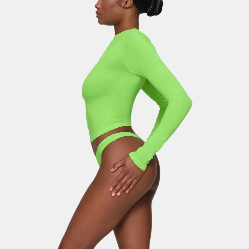 SKIMS T-Shirt Women's NEON GREEN/NEON GREEN-2